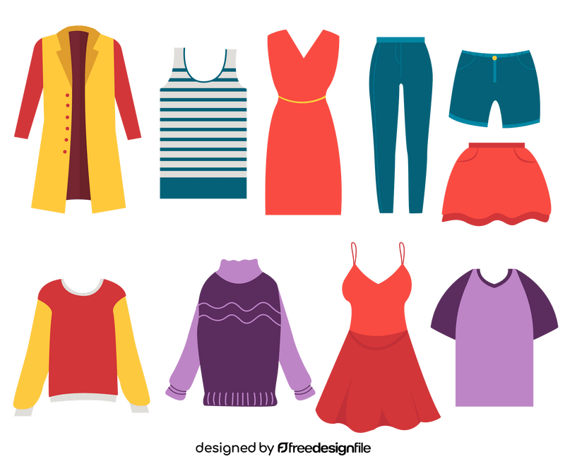 Women clothes vector