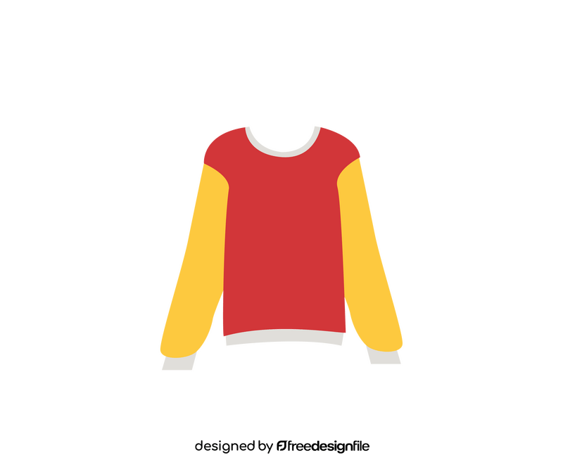 Sweatshirt cartoon sweater clipart