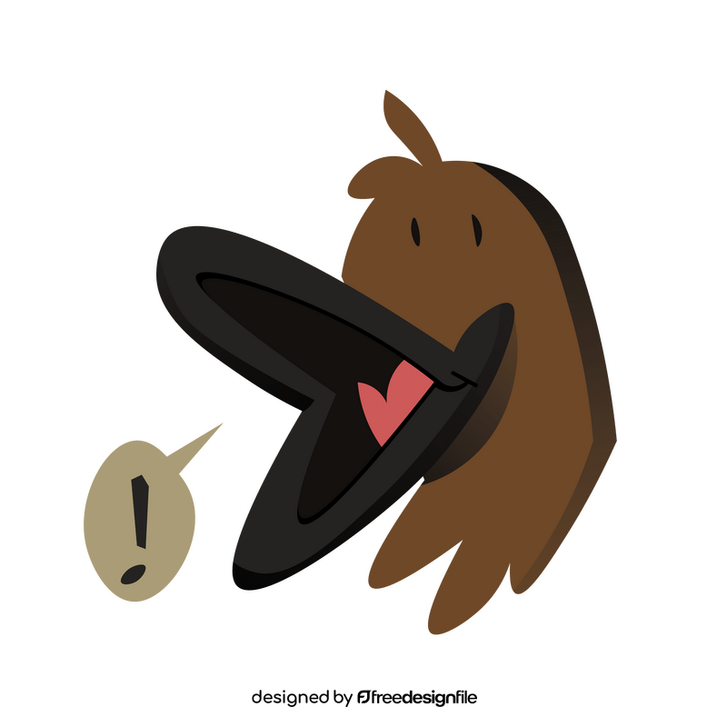 Platypus attention clipart