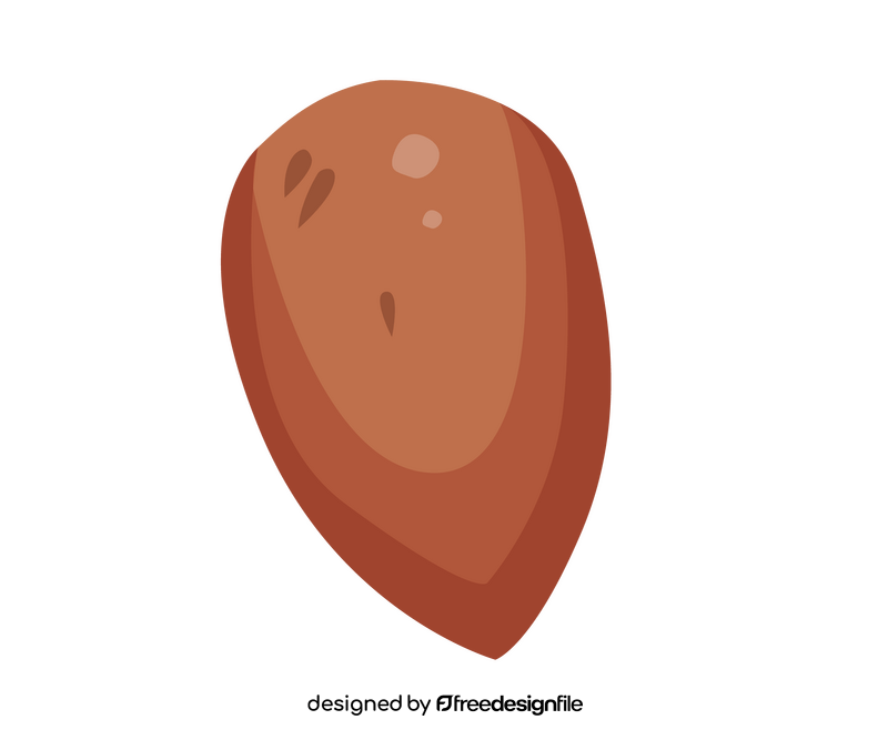 Almond nut clipart