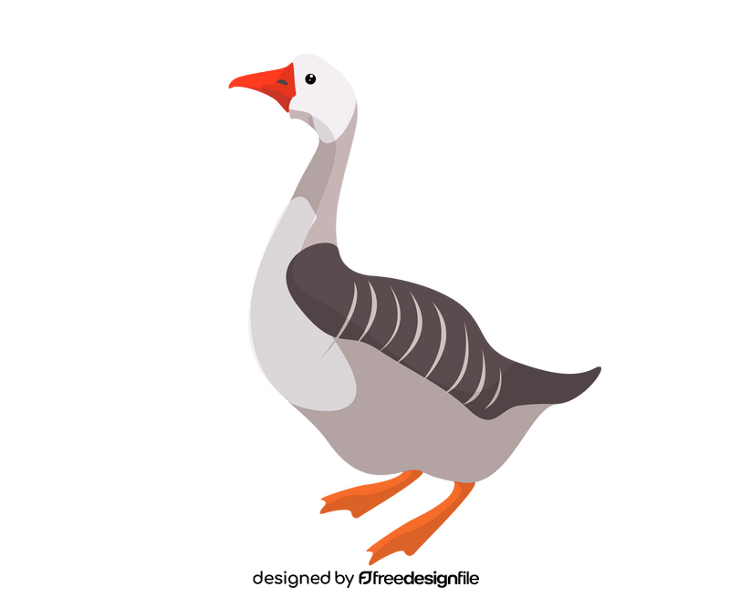 Goose illustration clipart