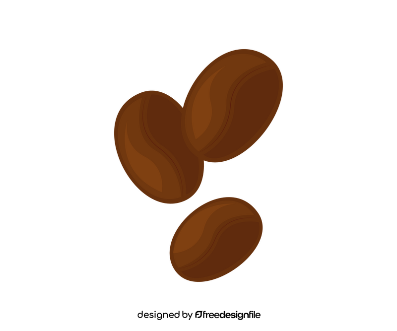 Brazilian coffee beans clipart
