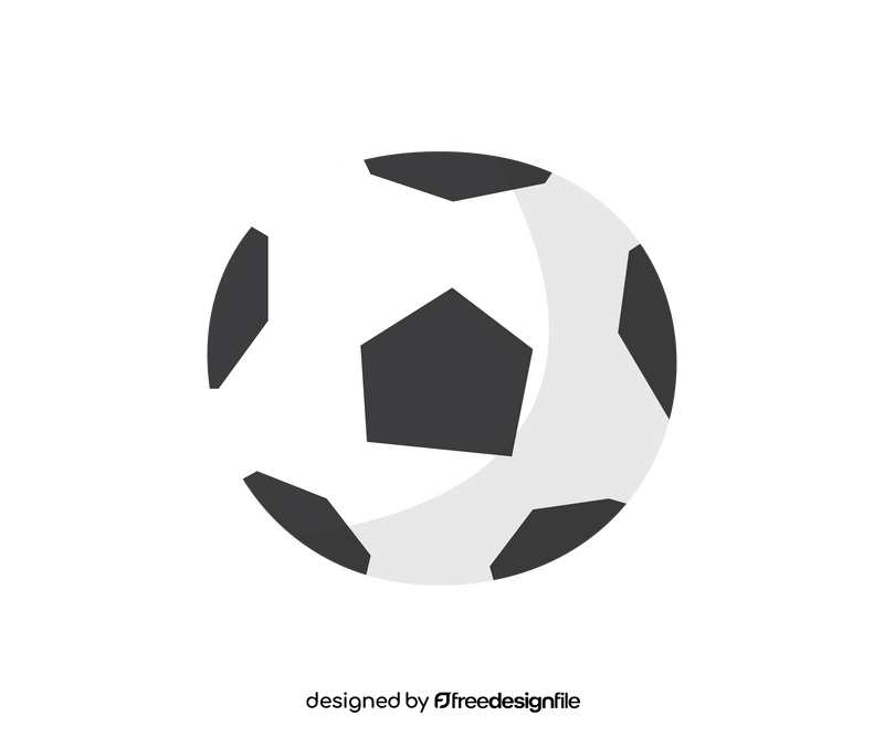 Cartoon soccer ball clipart