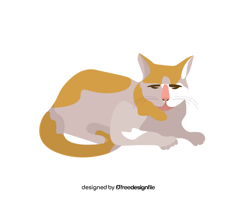Cat drawing clipart