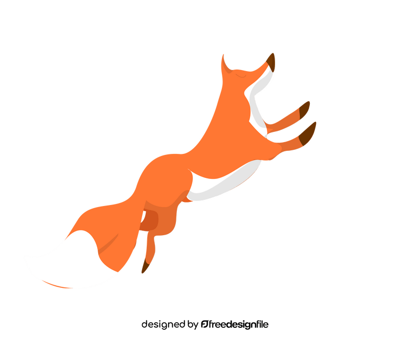 Cartoon fox clipart