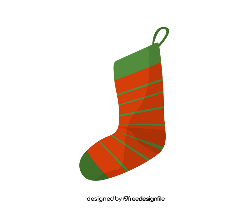 Christmas socks illustration clipart
