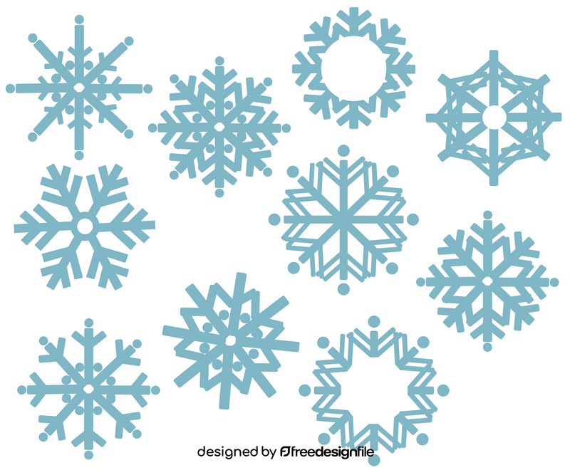 Snowflakes vector