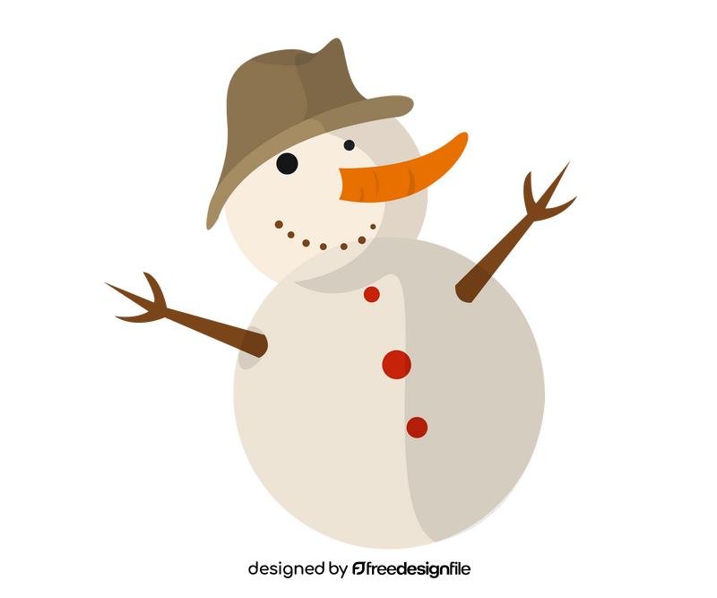 Free snowman clipart