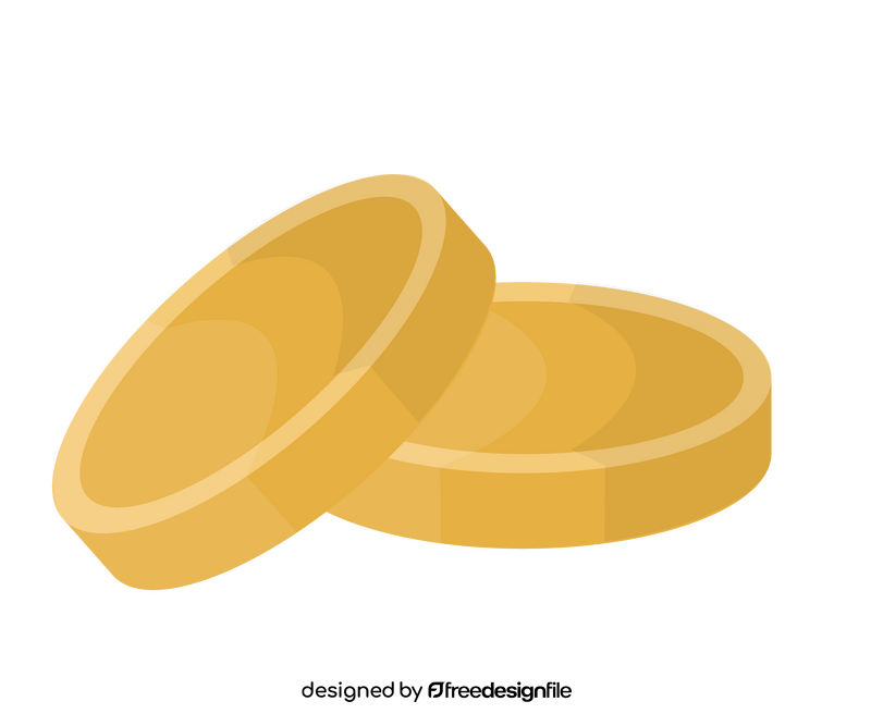 Gold coins clipart