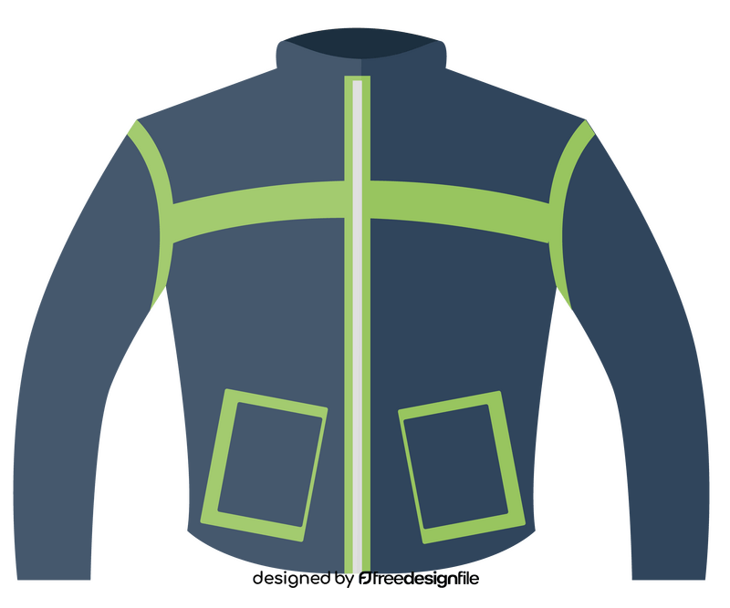 Motorcycle biker jacket clipart