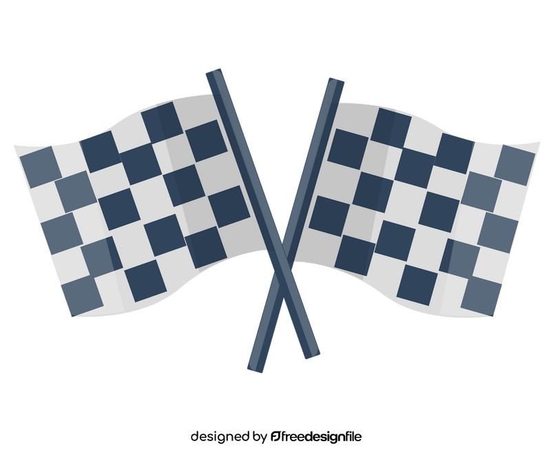 Racing flags free clipart