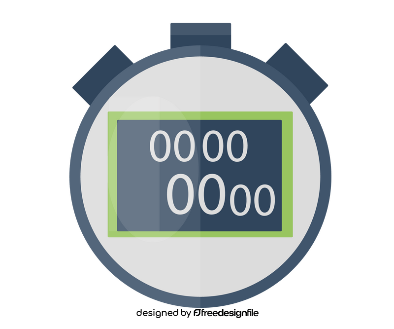 Stopwatch timer clipart