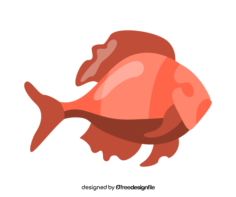 Red fish clipart