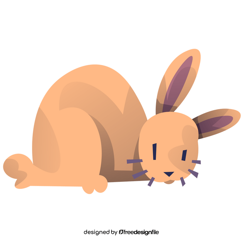 Rabbit cartoon clipart
