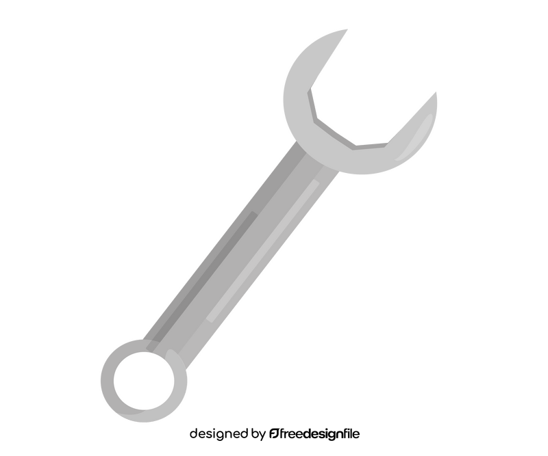 Wrench illustration clipart