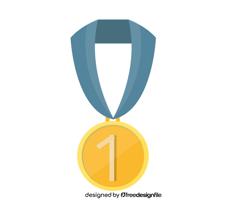First place gold medal clipart