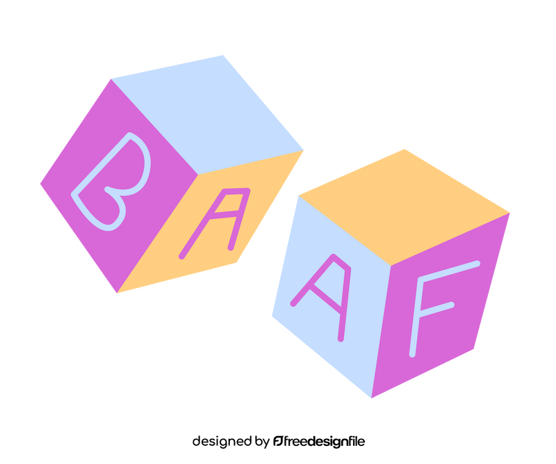 Cubes free clipart