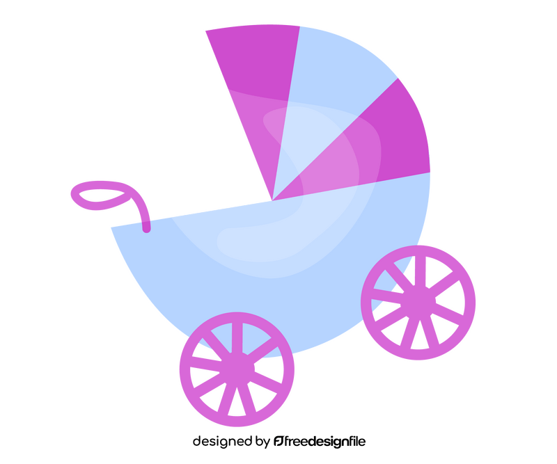 Baby stroller clipart