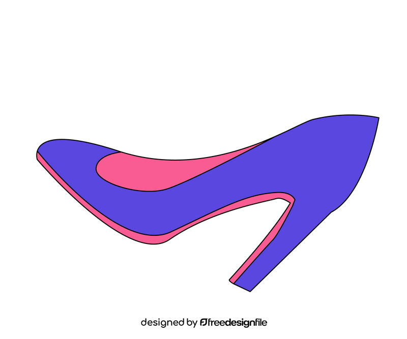 High heels women shoes clipart