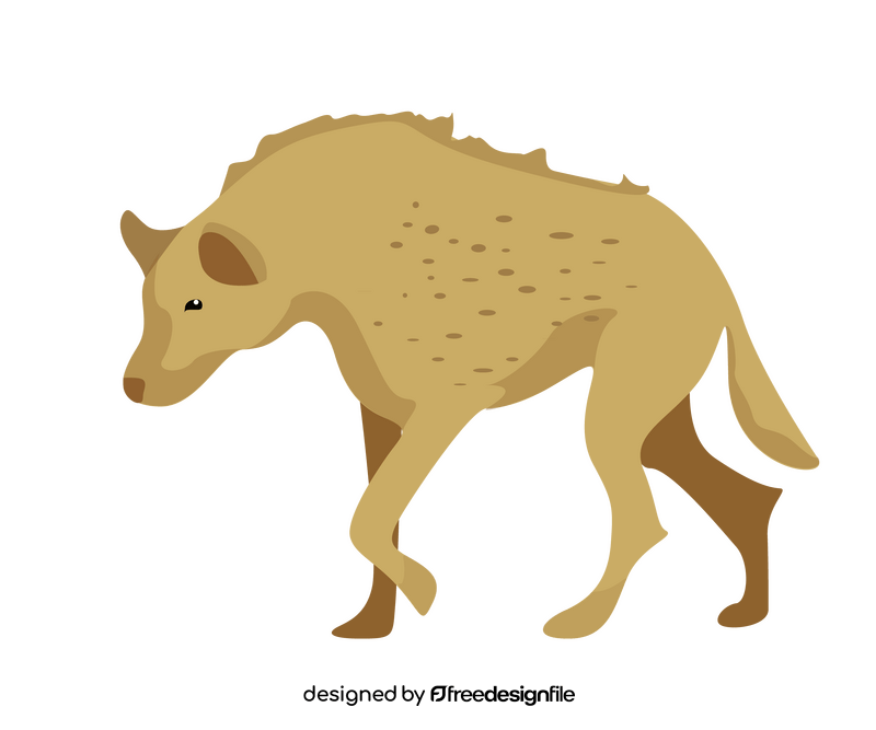Jackal wolf illustration clipart