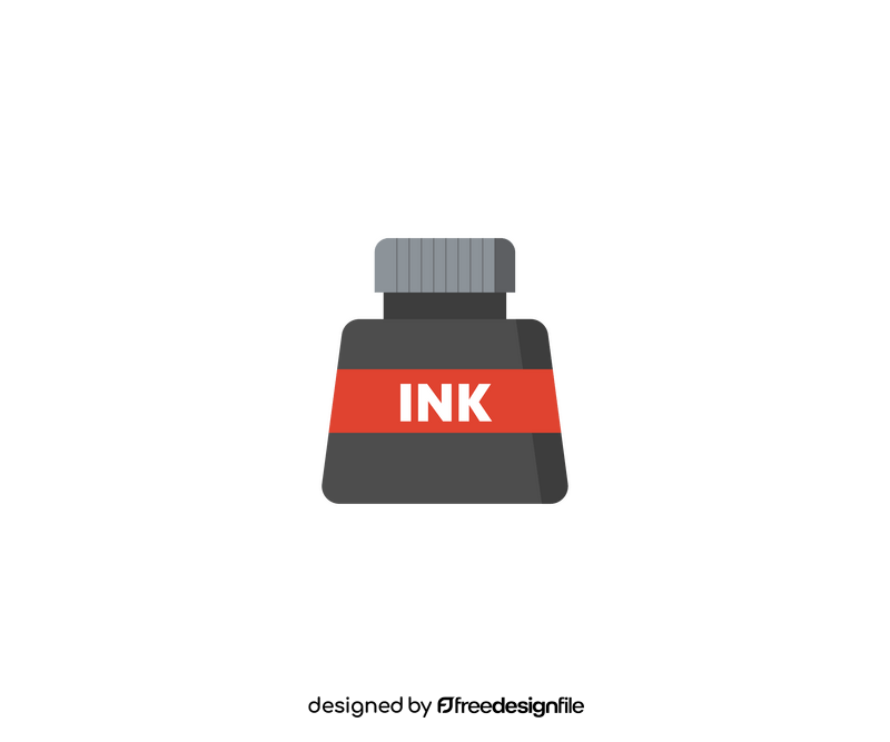 Ink bottle free clipart