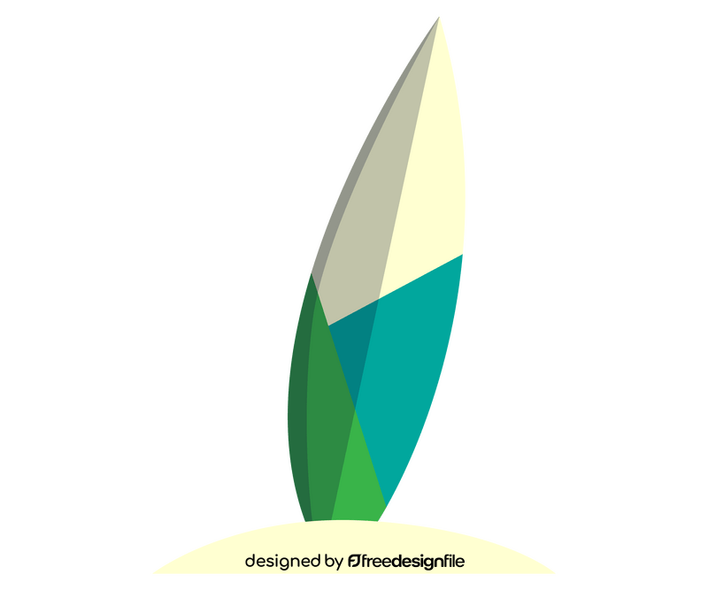 Surfboard drawing clipart