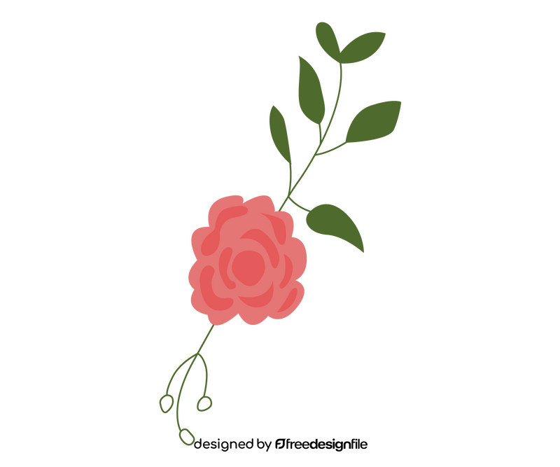 Flower illustration clipart