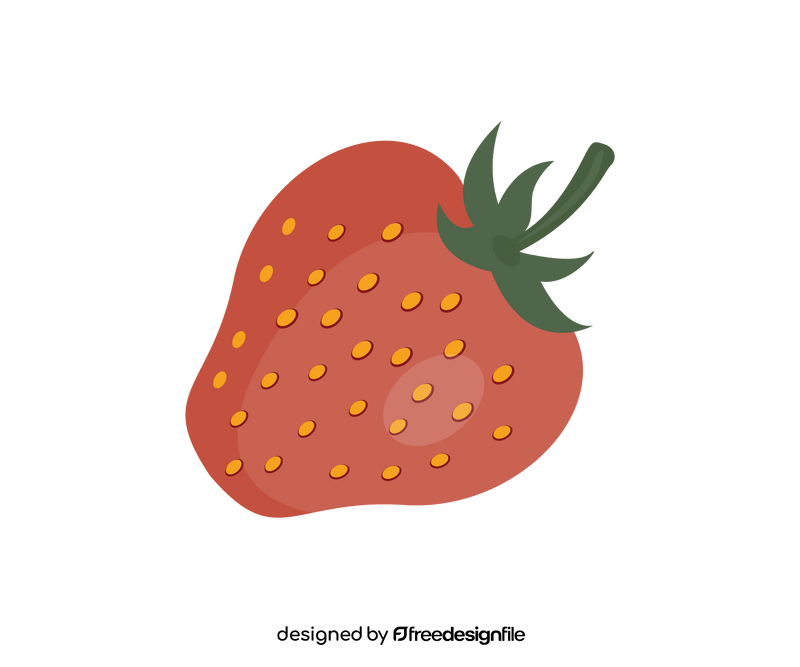 Cartoon strawberry clipart