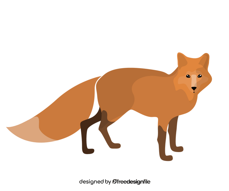 Fox drawing clipart