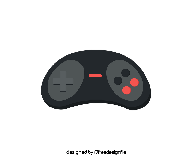 Video game joystick illustration clipart
