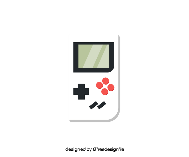 Cartoon Nintendo Gameboy clipart