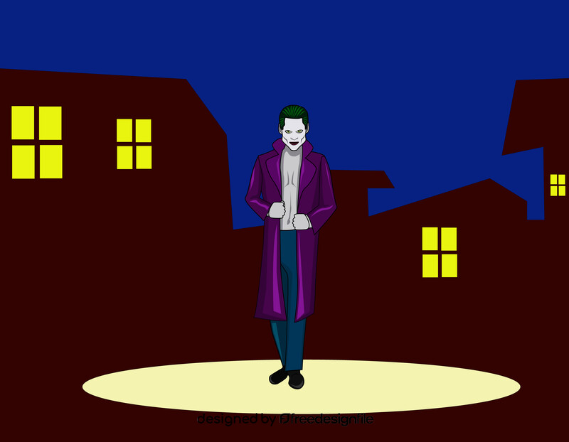 Joker batman vector