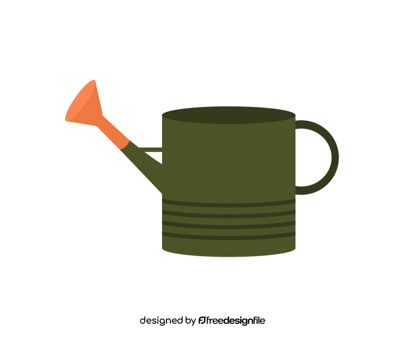 Cartoon watering can clipart