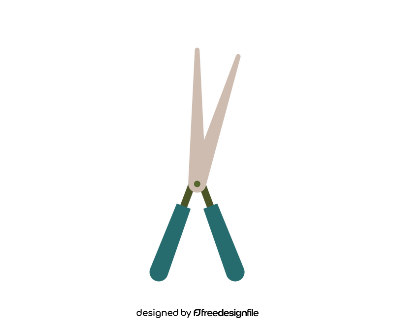 Garden shears scissors illustration clipart