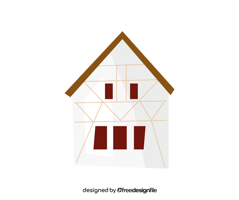 House illustration clipart