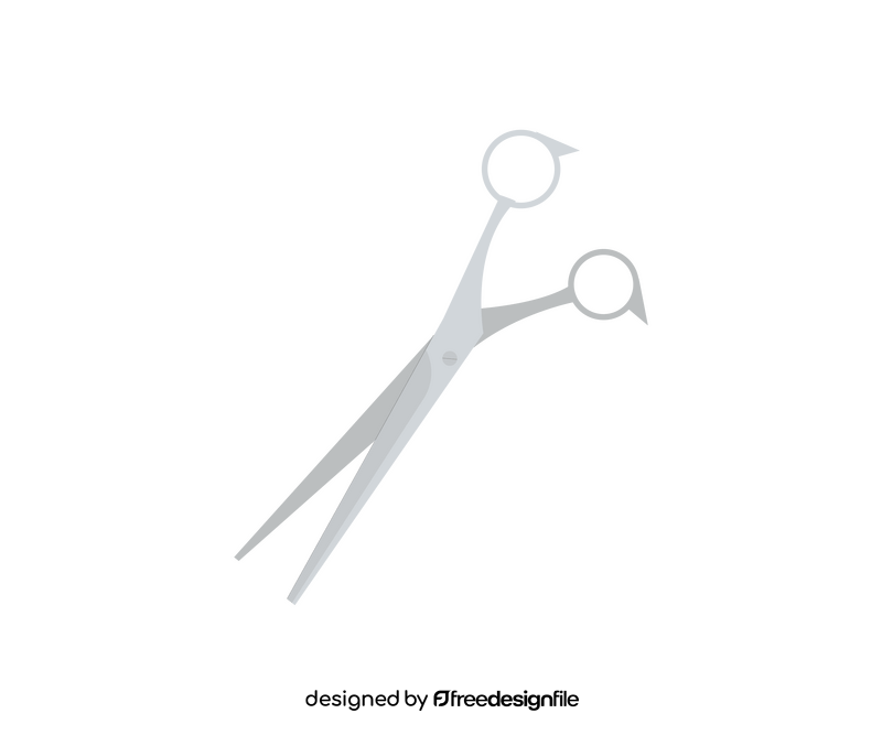 Free scissors black and white clipart