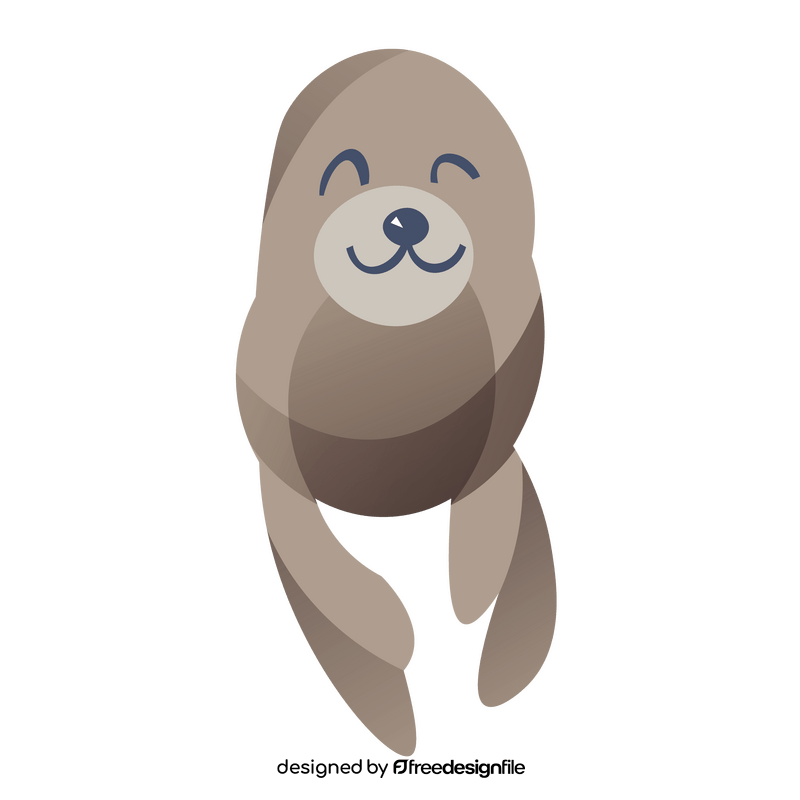 Seal smile clipart