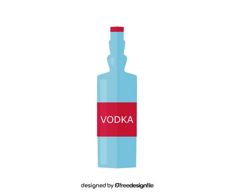 Russian vodka clipart