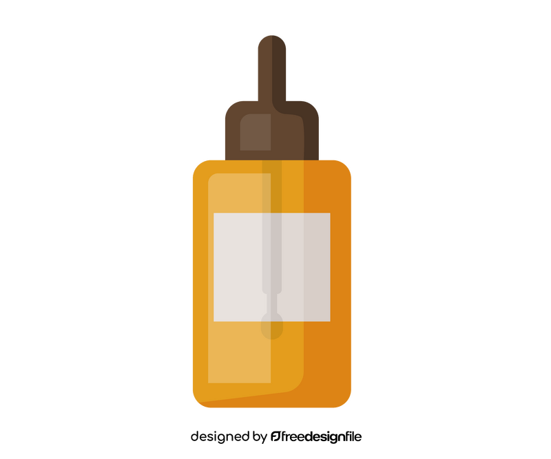Cosmetic bottle clipart