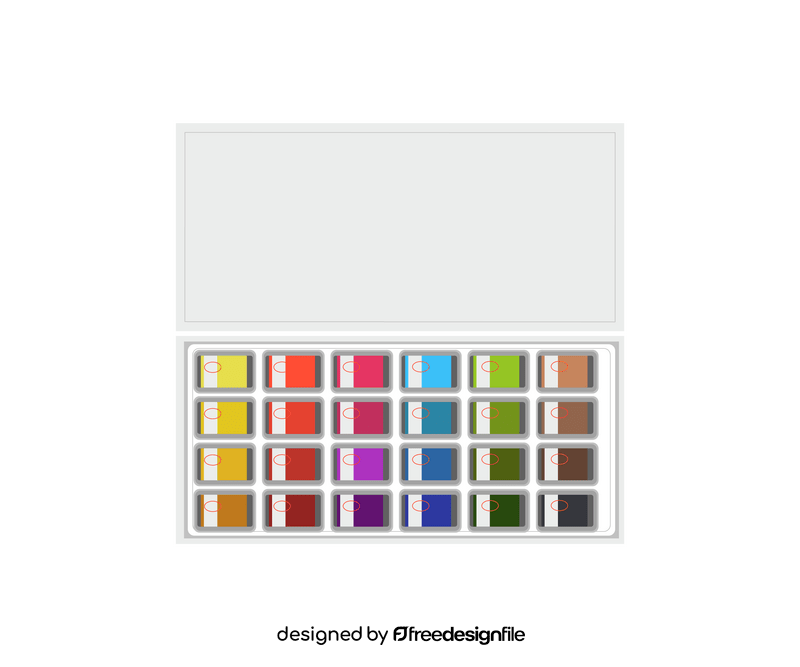 Watercolor ditches illustration clipart