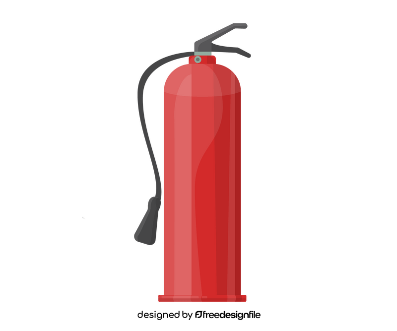 Cartoon fire extinguisher clipart