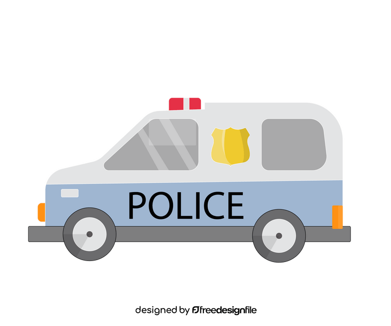 Police car free clipart