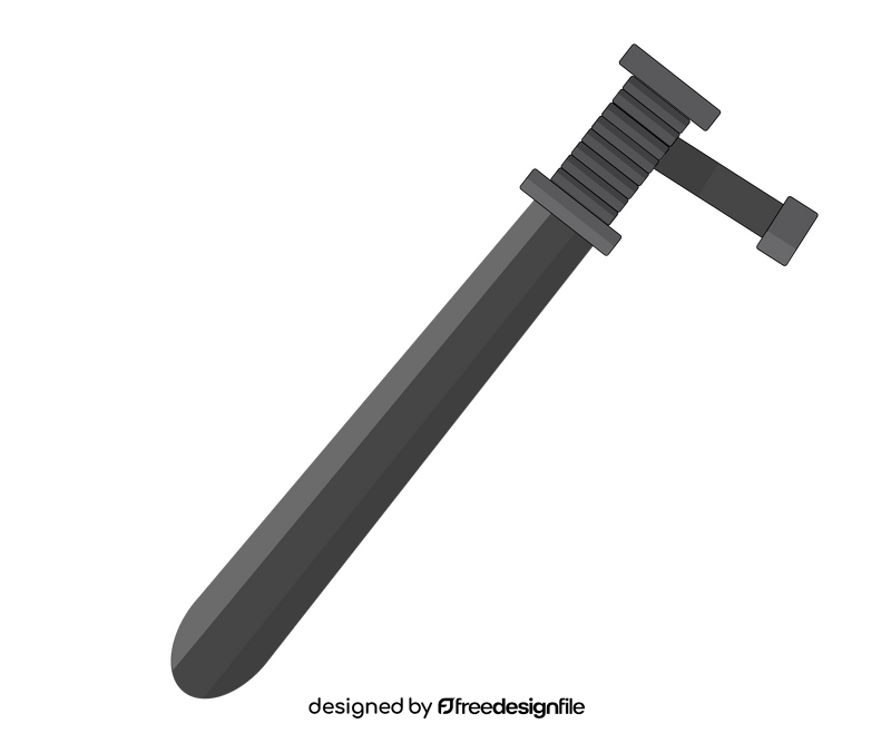 Police club weapon free clipart