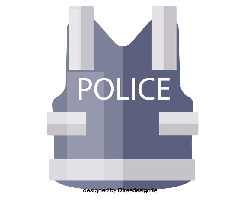 Police tactical vest clipart