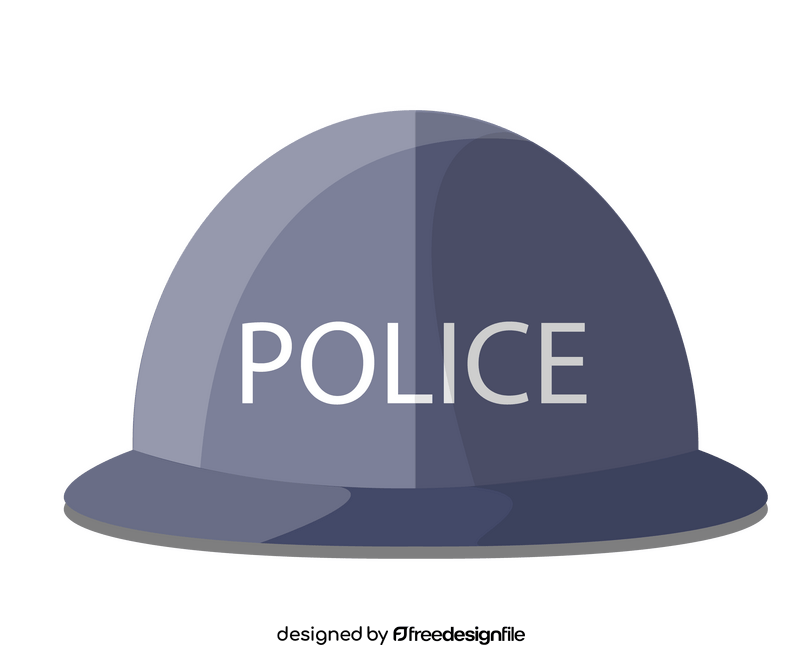 Police hat illustration clipart