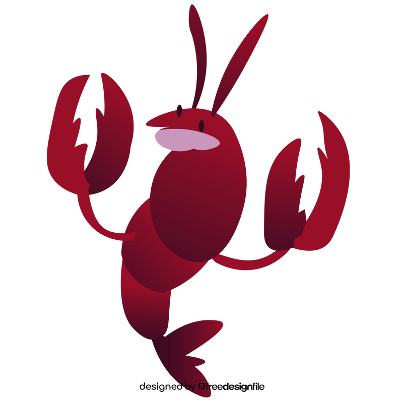 Shrimp lobster clipart