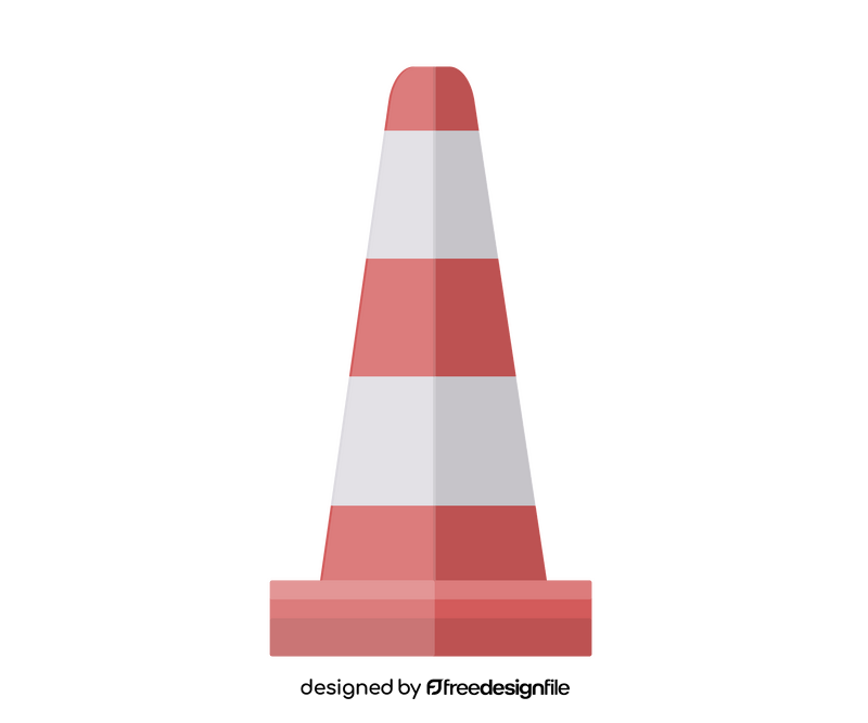 Cartoon traffic cone clipart