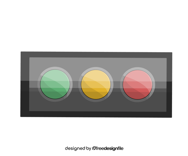 Traffic light drawing clipart