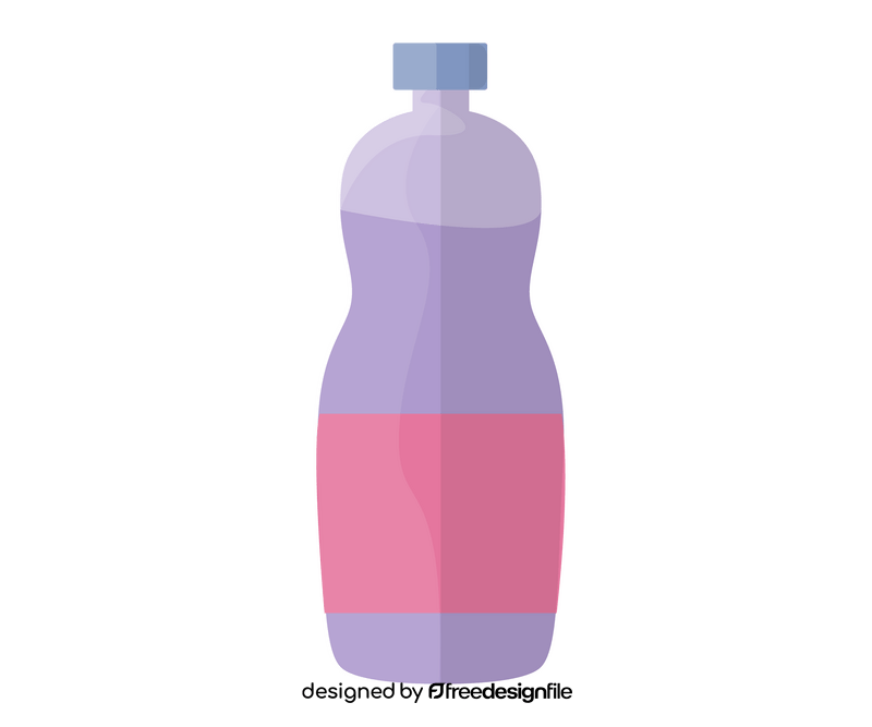 Fitness water bottle clipart