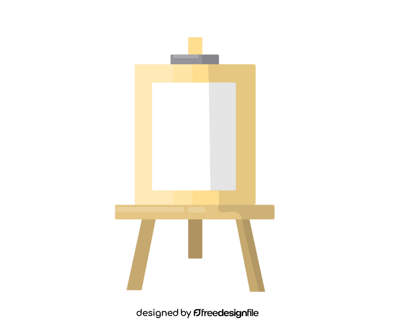 Painting easel free clipart